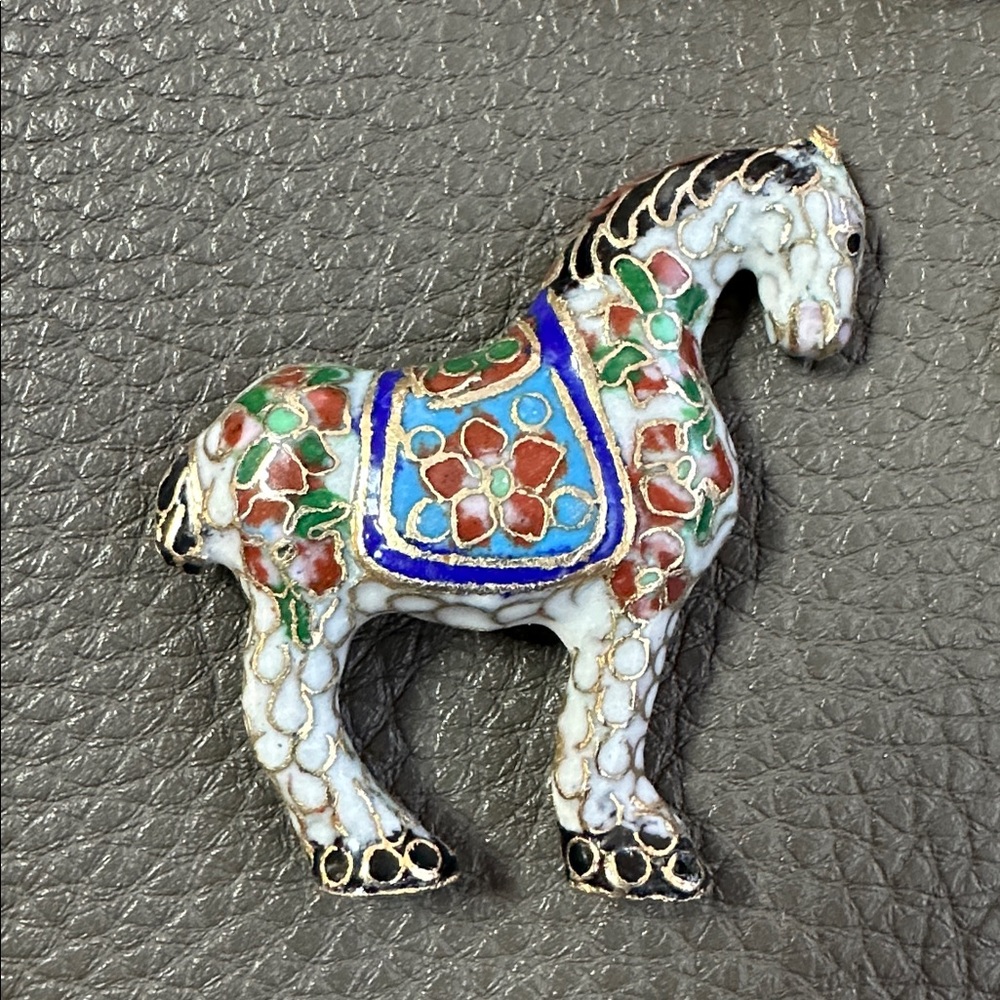 Rare Vintage Cloisonné Horse Bundle - Picture 3 of 9